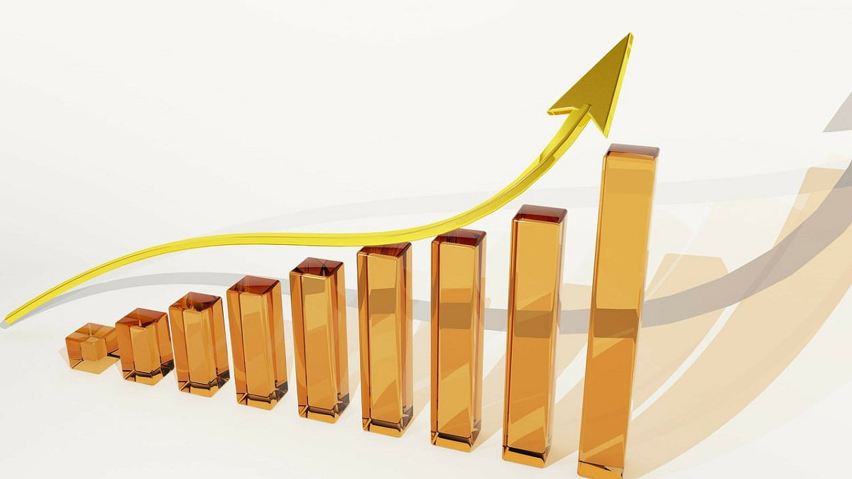 Prijsgrafiek met bull trend