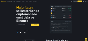 Binance pagina oficiala
